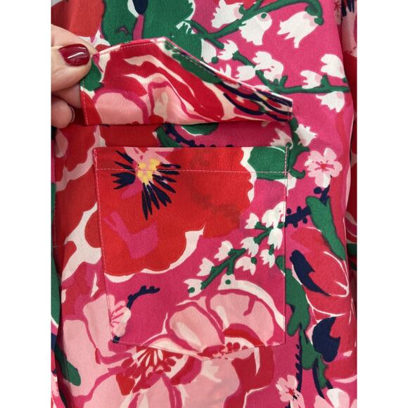 Lilly Pulitzer Womens “A Thing Called Love” Print Button Down Blouse Size XS - Picture 3 of 10